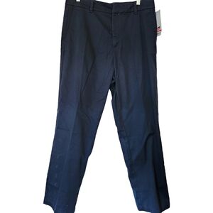 NEW Dickies Perfectly Slimming Navy High Rise Womens Khaki Work Pants Size 12